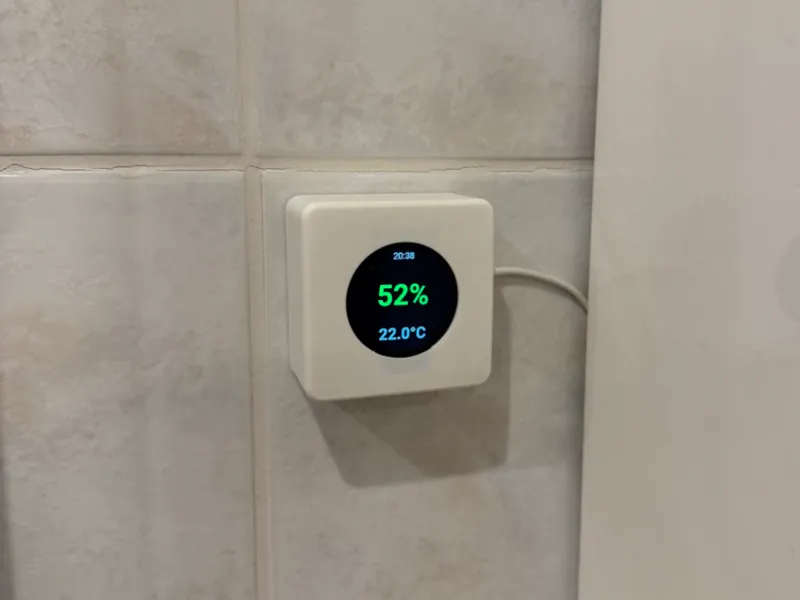 Feuchtigkeitssensor mit Temperaturanzeige ESP Home