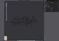 Déco murale avion A-10 Thunderbolt, petit format — photo 4