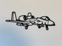 Déco murale avion A-10 Thunderbolt, petit format — photo 1