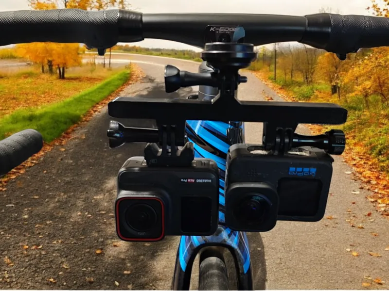Action Camera Dual Mount - GoPro, Insta-360, DJI