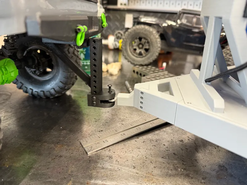 Trx-4 high trail drop hitch