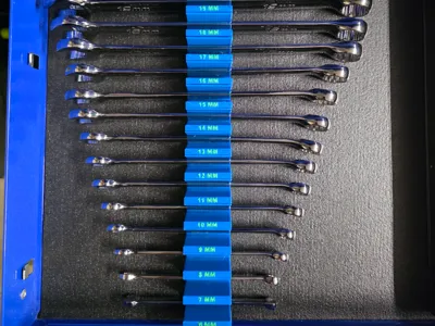Icon Metric Anti Slip Grip Wrench Holders Magnetic