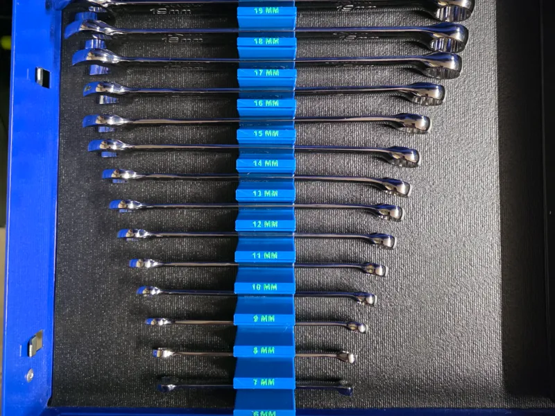 Icon Metric Anti Slip Grip Wrench Holders Magnetic