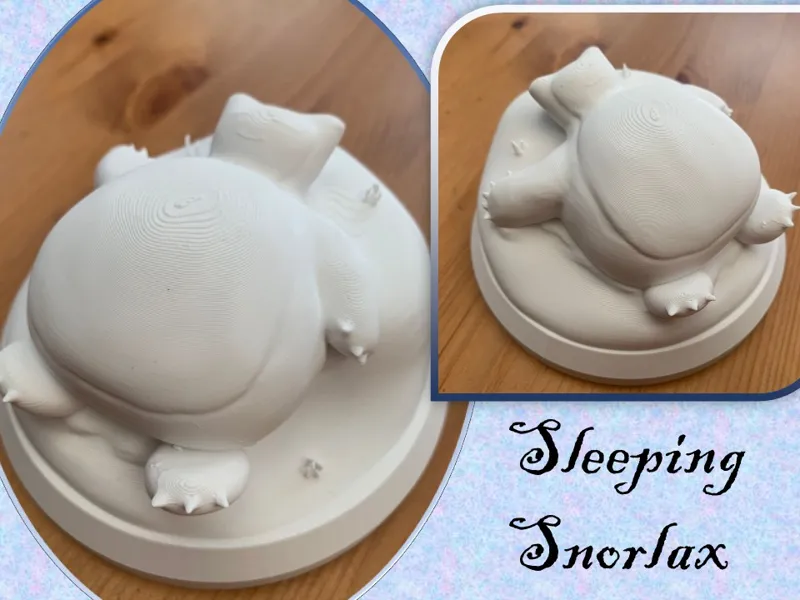Snorlax Scene- Sleeping on a mound