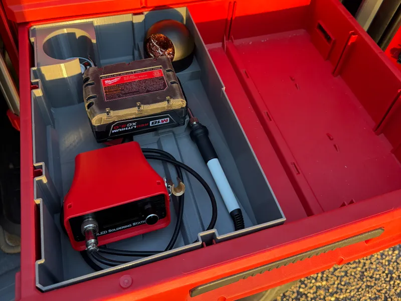 Milwaukee Packout Drawer Solder Station
