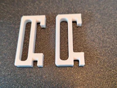 Handle for custom KALLAX cabinet doors (Skadis)