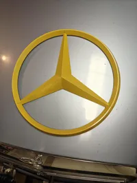3 part huge mercedes logo 39,7cm
