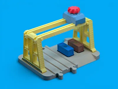 Brio Compatible Track Gantry & Container