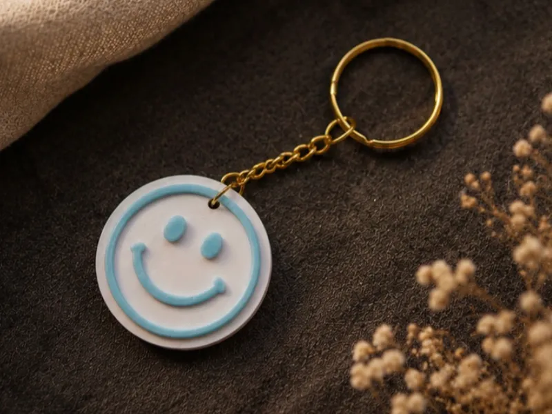 Schlüsselanhänger Smiley