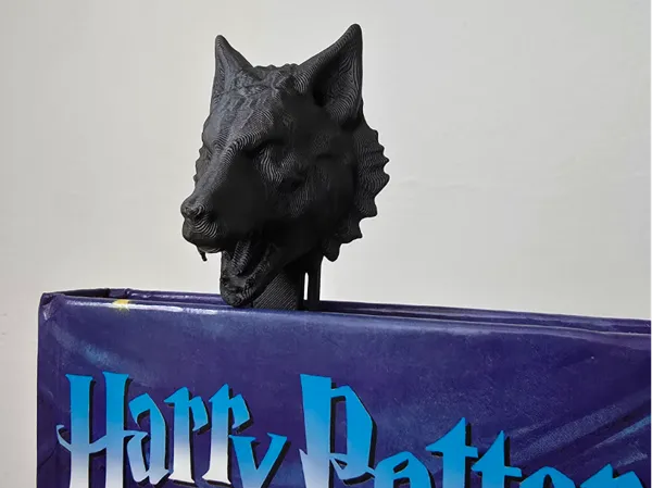 Marque-page loup