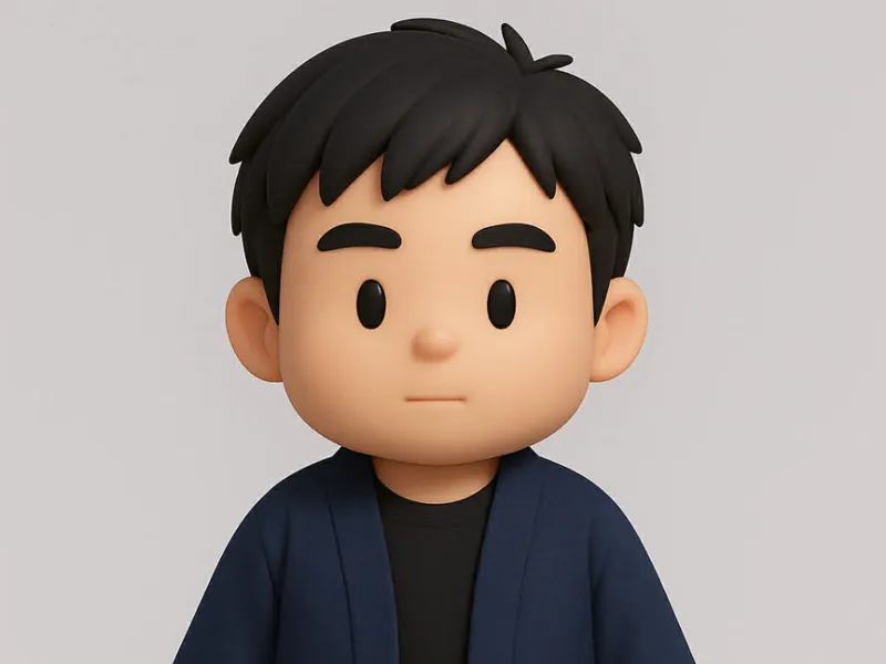 A man 