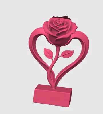 Figura decorativa: Heart Shaped Roses — vista de referencia 3