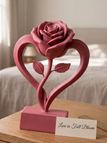 Figura decorativa: Heart Shaped Roses — vista de referencia 2