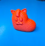 Фигурка Knitted Heart Cat