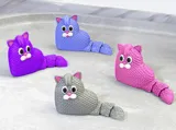 Фигурка Knitted Heart Cat