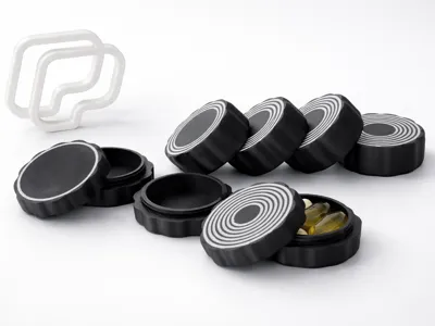 Weekly Supplement Pill Cases 