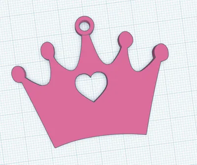 Crown keychain