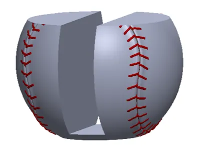 Baseball napkinholder