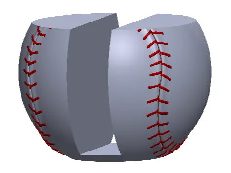 Baseball napkinholder
