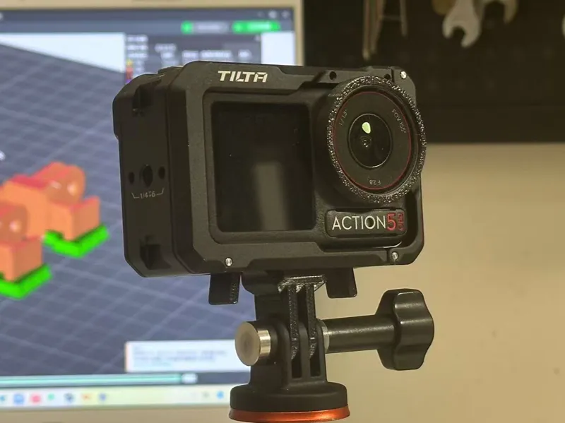 DJI Action2/3/4/5p/360快拆支架V2