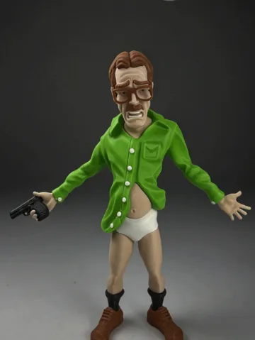 Modelo para impresión 3D: Walter Hartwell White(BreakingBad) — vista de referencia 2