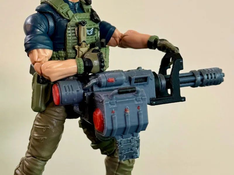 1:12 scale Heavy Chaingun 