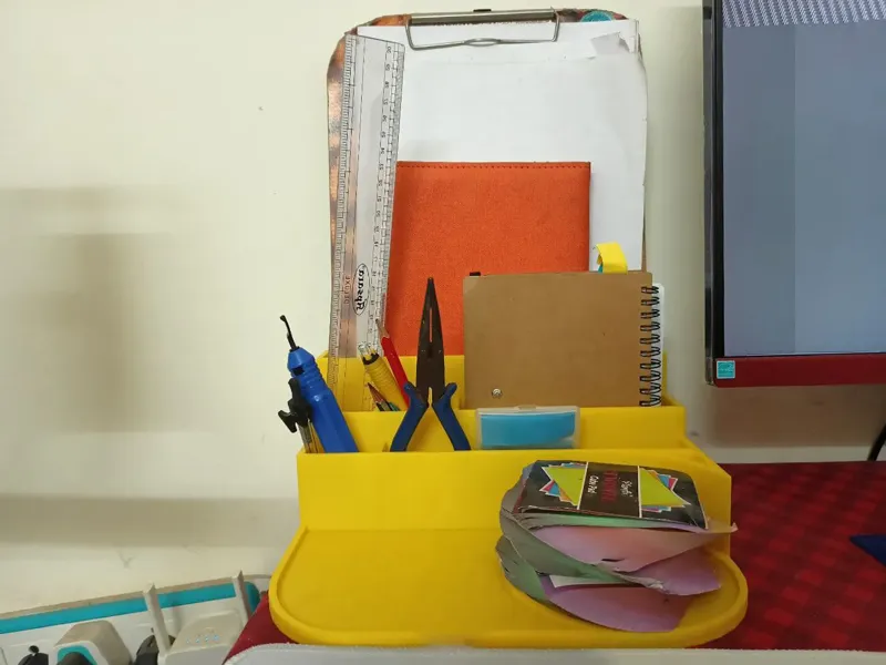 Multi-desk Pen Stand & A4 to A7 Note Organizer