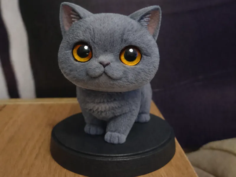 British Shorthair Cat Chibi 