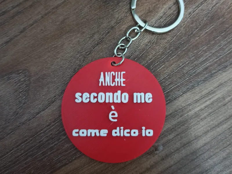 PORTACHIAVI - ANCHE SECONDO ME E COME DICO IO
