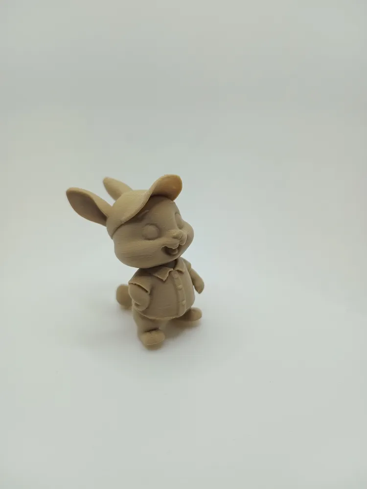 The Happy Rabbit Bunny with Cap Hat by 3D Dekoration MakerWorld ...