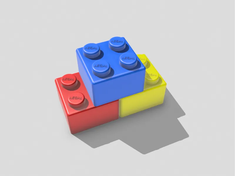 Légal – Brique de construction 2x2