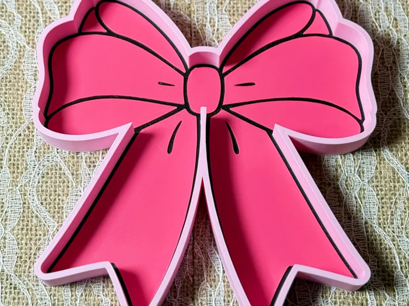 Coquette Bow Tray/ Jewelry Organizer