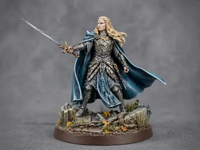 Glorfindel - Elf Lord Miniature / The One Ring