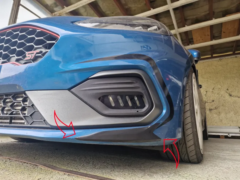 Front Spoiler Extension for Ford Fiesta ST MK8