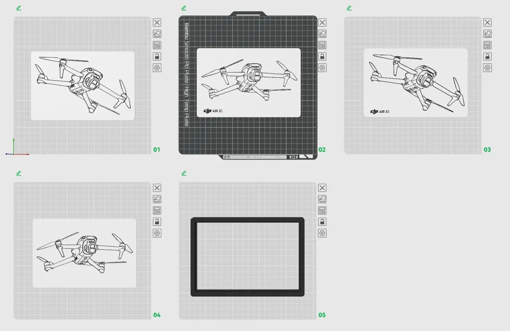 DJI Air 3S Patent Art - Free 3D Print Model - MakerWorld