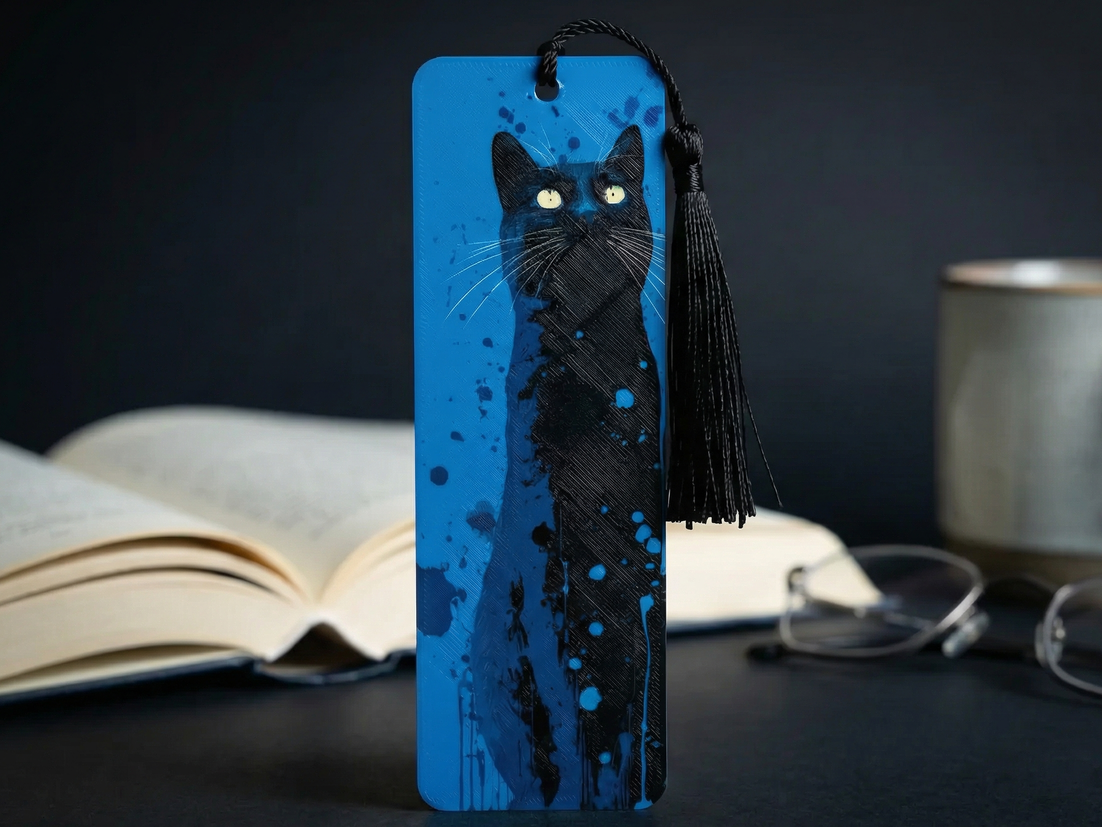 Blue Cat · Bookmark