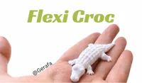 Single PLA Color Crocodile