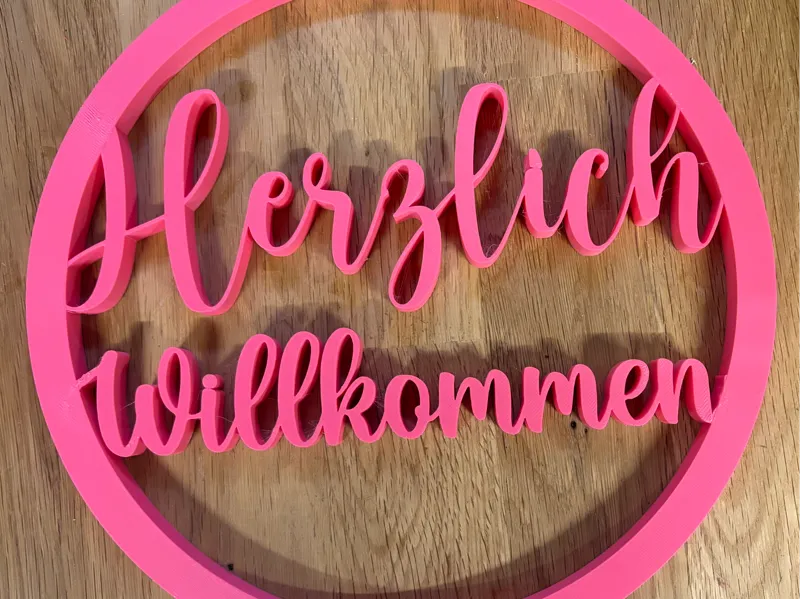 Loop Herzlich Willkommen Türkranz 