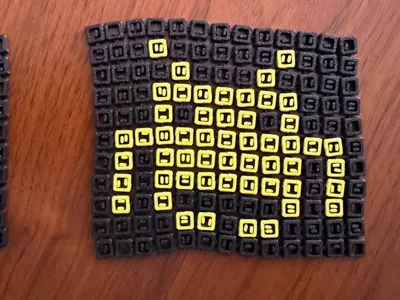 Space Invaders Pixel Art Fidget Sheet (PixelSheet)