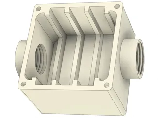 Small filter box for laser engraving.