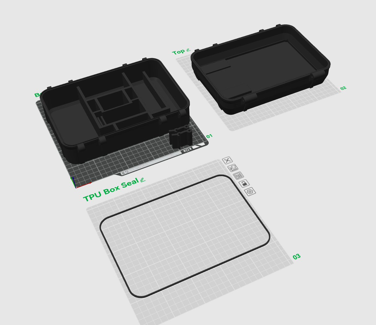 Miniatura 2 do modelo 3D Go Pro Box