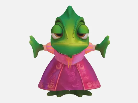 Pascal With Dress - Free 3D Print Model - MakerWorld
