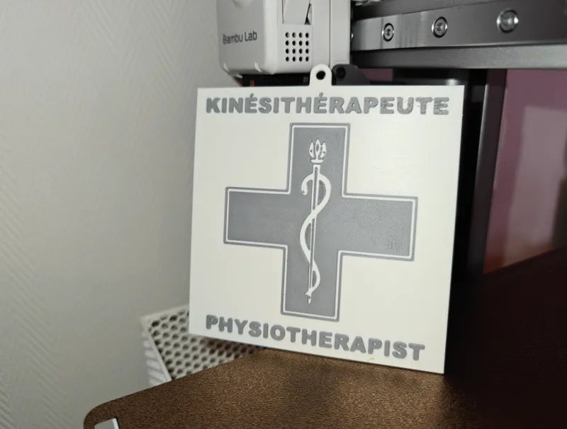 Plaque kinésithérapeute