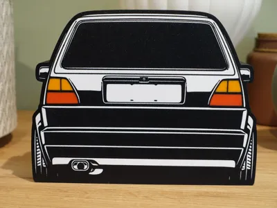 Lightbox LED Volkswagen Golf Mk2 