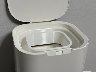LitterZero adapter for reusable Litter Genie bags
