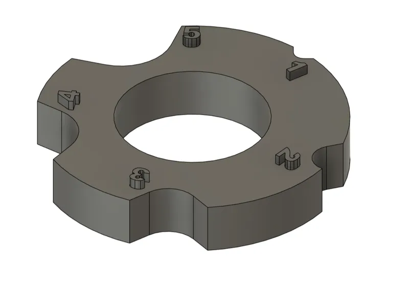 Radius gauge tool 90 degrees (1-5mm)