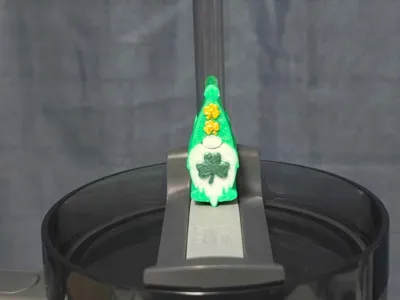 st patricks gnome and big foot straw toppers 10mm