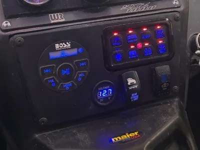 YXZ100R Dash Switch Plate (8-Gang Switch Panel)