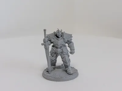 Fantasy Miniature: Undead Knight