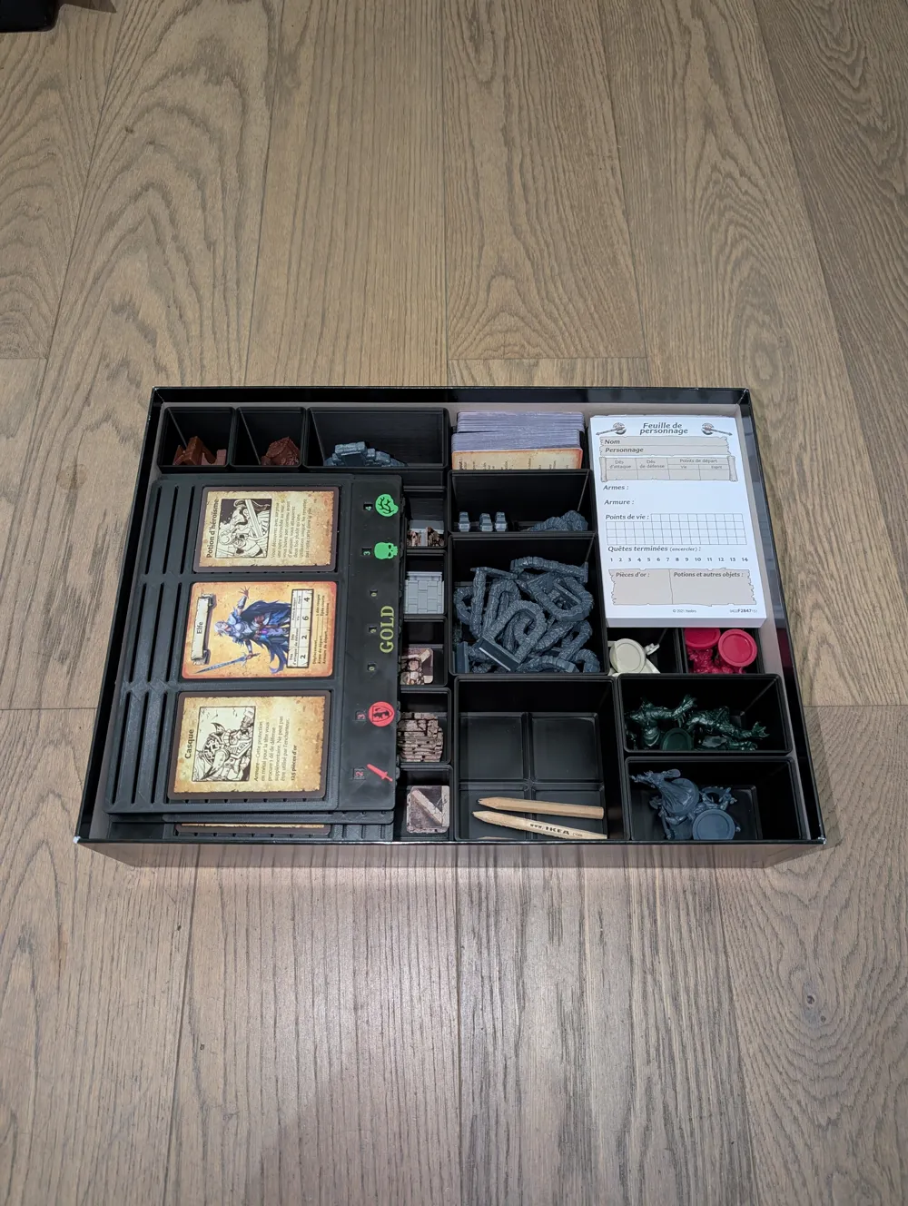 HeroQuest 2021 – Custom Gridfinity Organizer - Free 3D Print Model ...